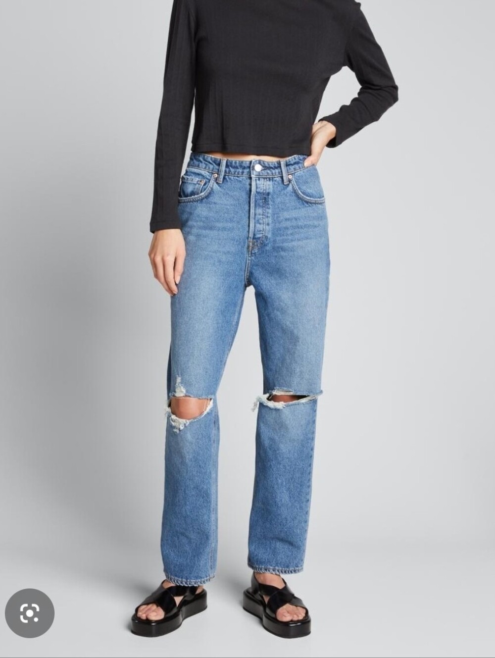 GRLFRND The Amanda Mid Rise Jeans